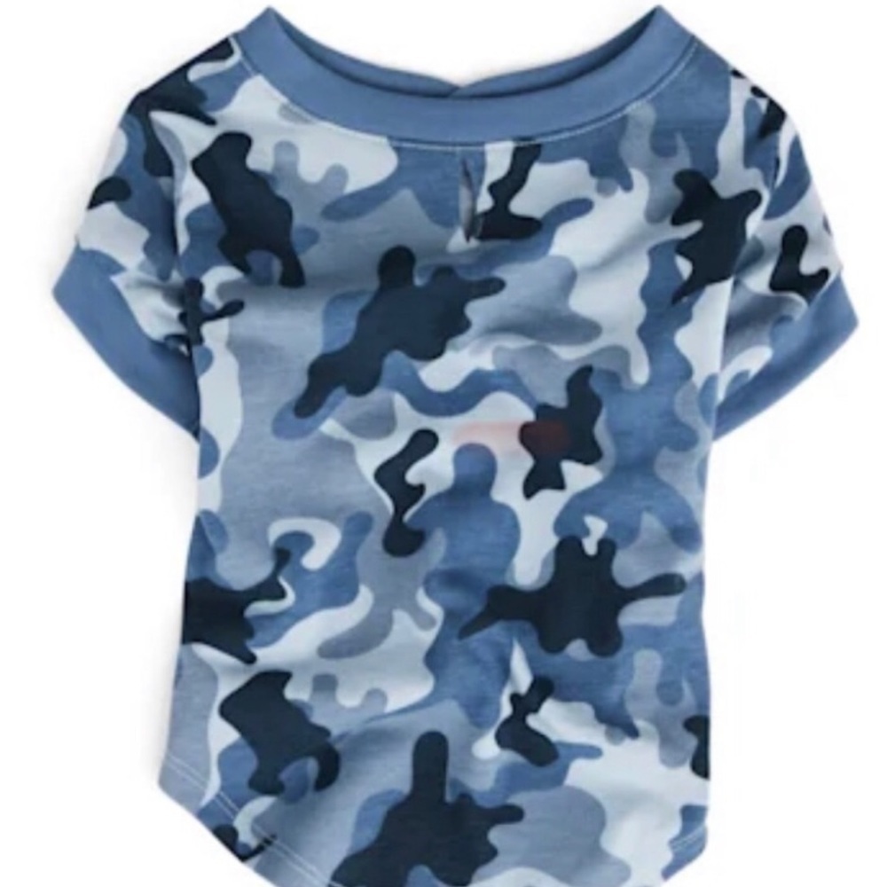 Reddy blue Camo dog t-shirt XL